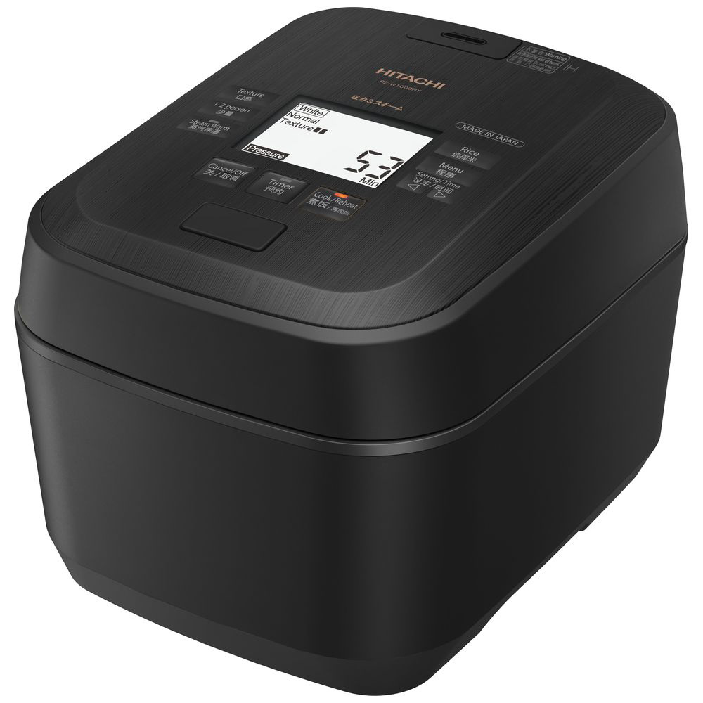 海外仕様モデル 圧力&スチーム炊き 5.5合炊き RZW1000HY ブラック 商品詳細 | 法人専用コジマ.com